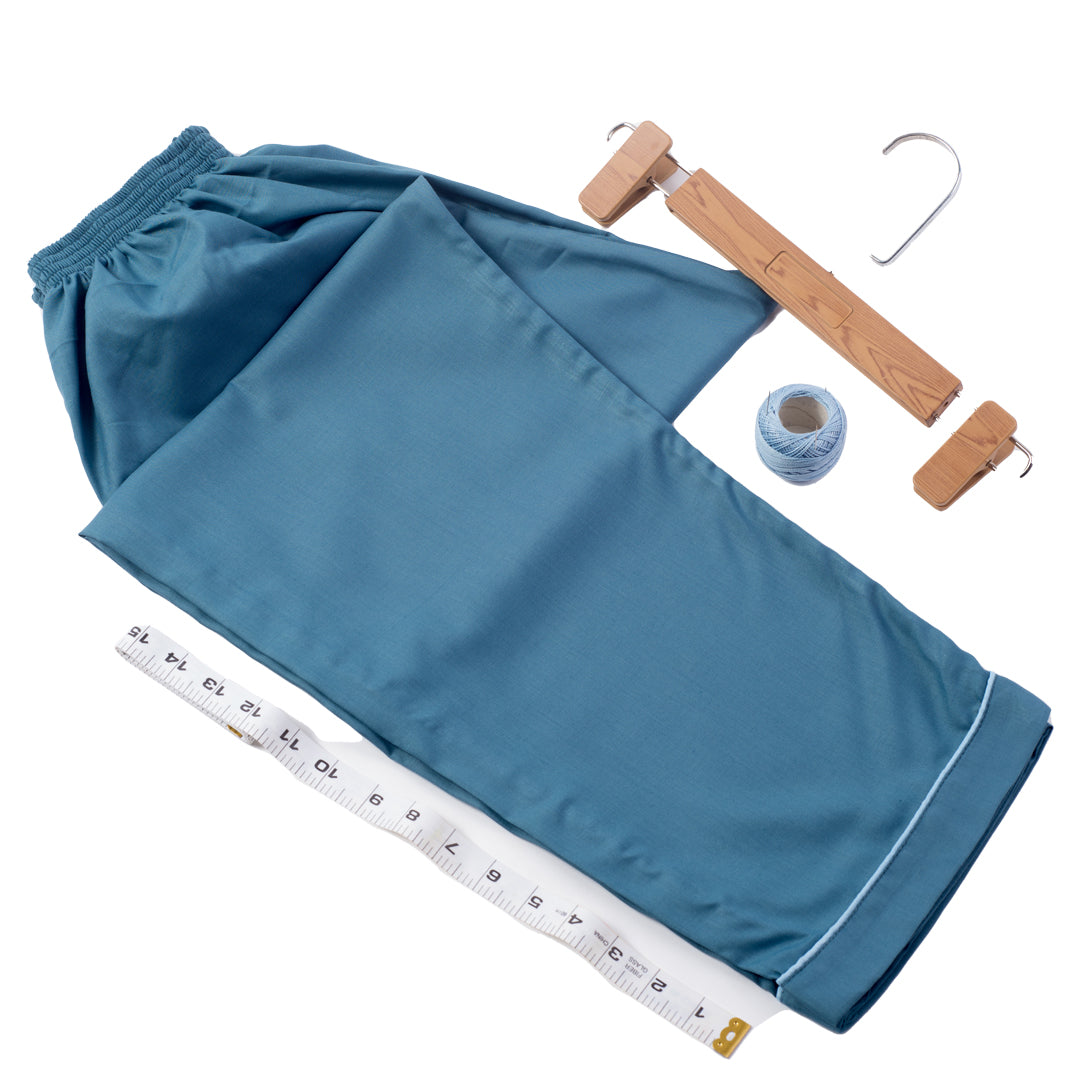 Steel Blue Plain Nightsuit For Men β MN-805