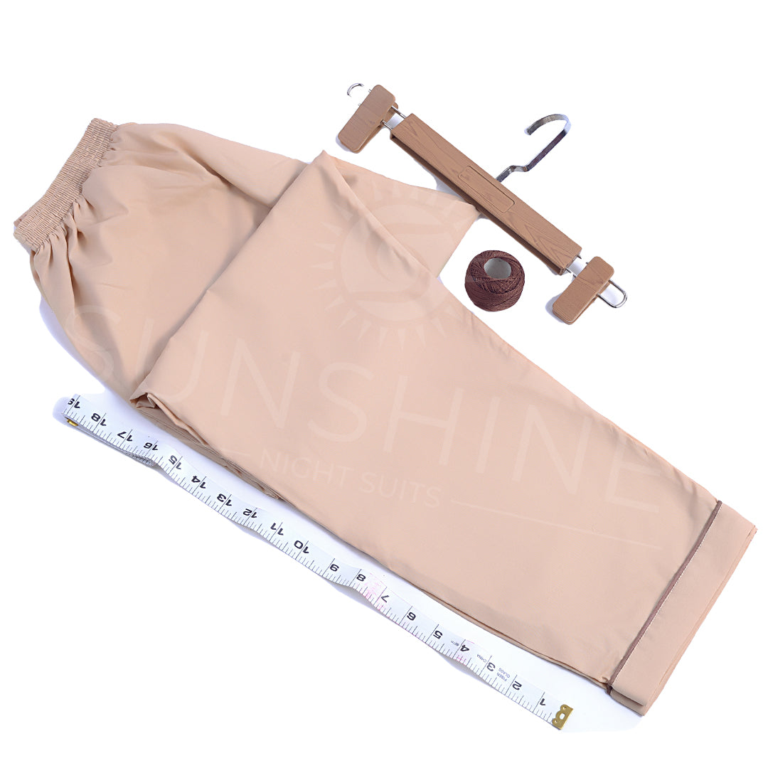 Fawn Plain Nightsuit For Men β MN-805