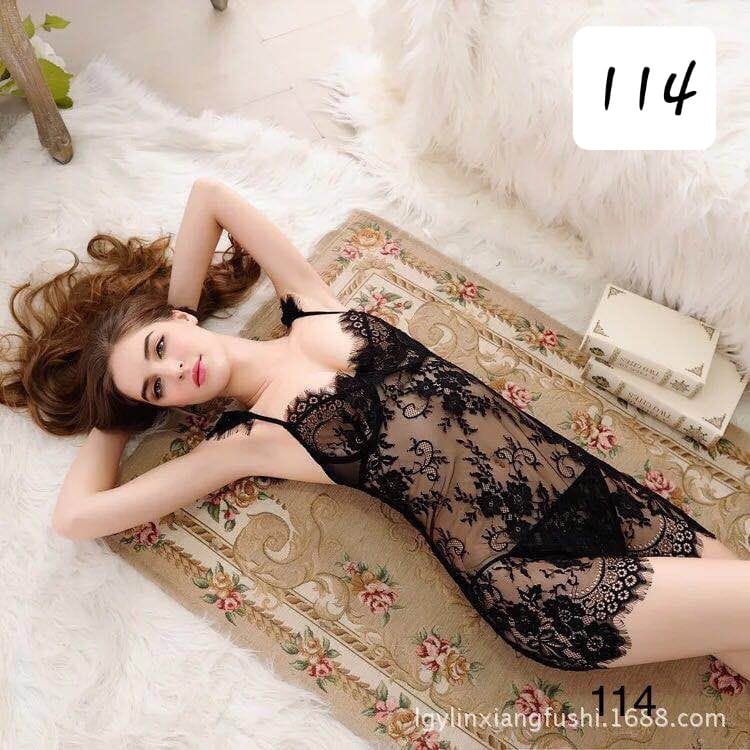 Black Sexy Nighty 114-B