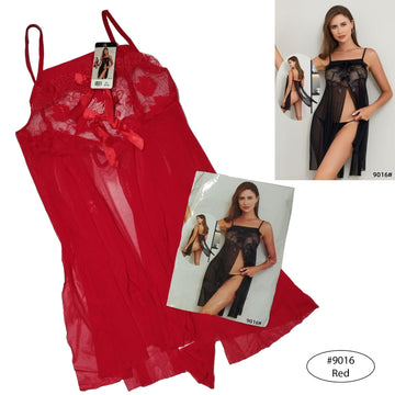 Red Sexy Nighty 9016-R