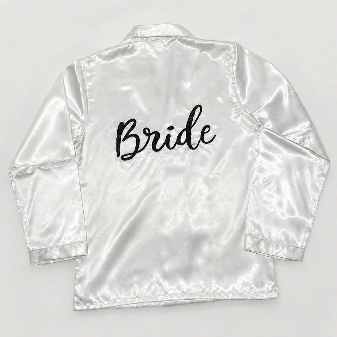 Personalized Embroidered Silk Night Suit for Women