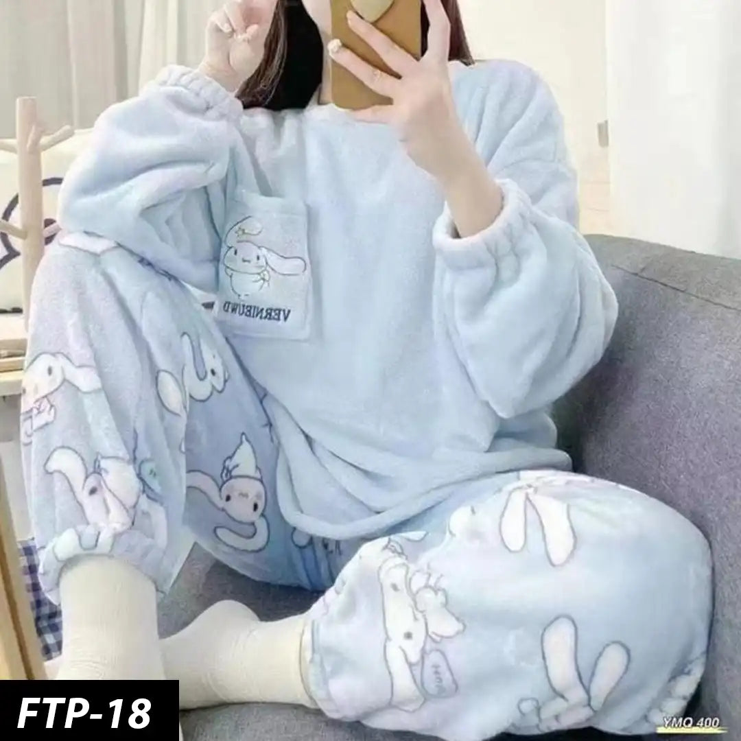 Fleece T-Shirt Pajama FTP-18