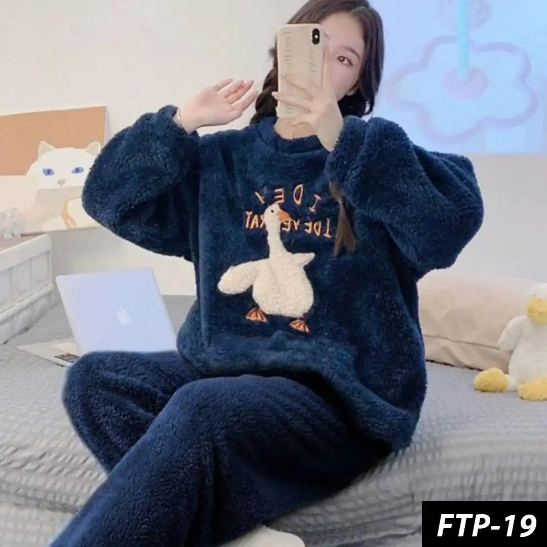 Fleece T-Shirt Pajama FTP-19