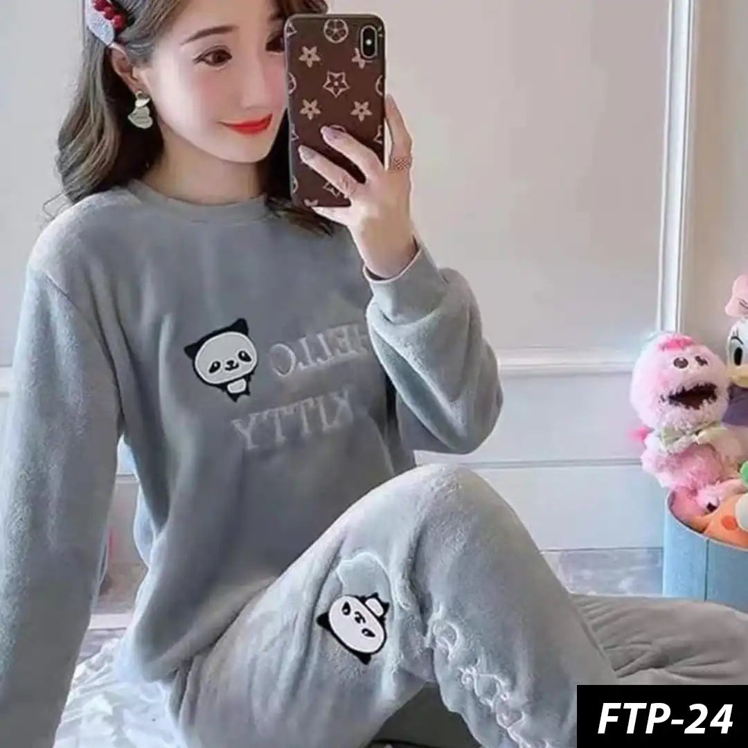 Fleece T-Shirt Pajama FTP-24