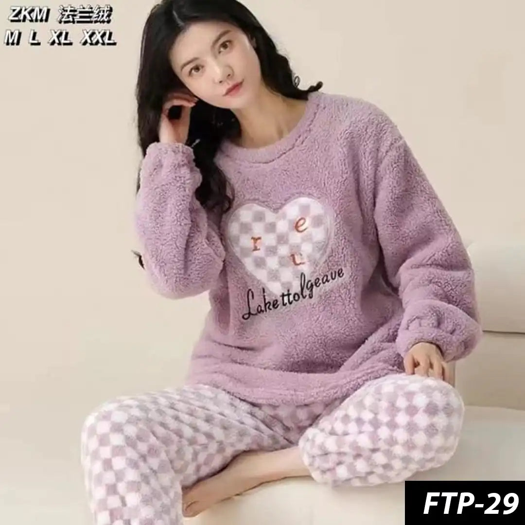 Fleece T-Shirt Pajama FTP-29