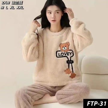 Fleece T-Shirt Pajama FTP-31