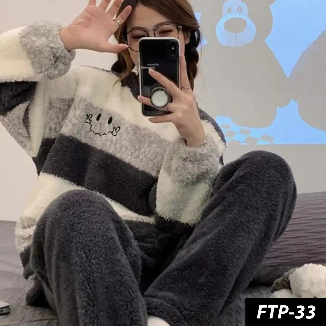 Fleece T-Shirt Pajama FTP-33