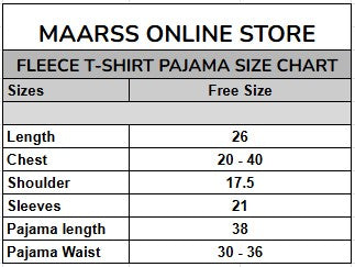 Fleece T-Shirt Pajama FTP-36