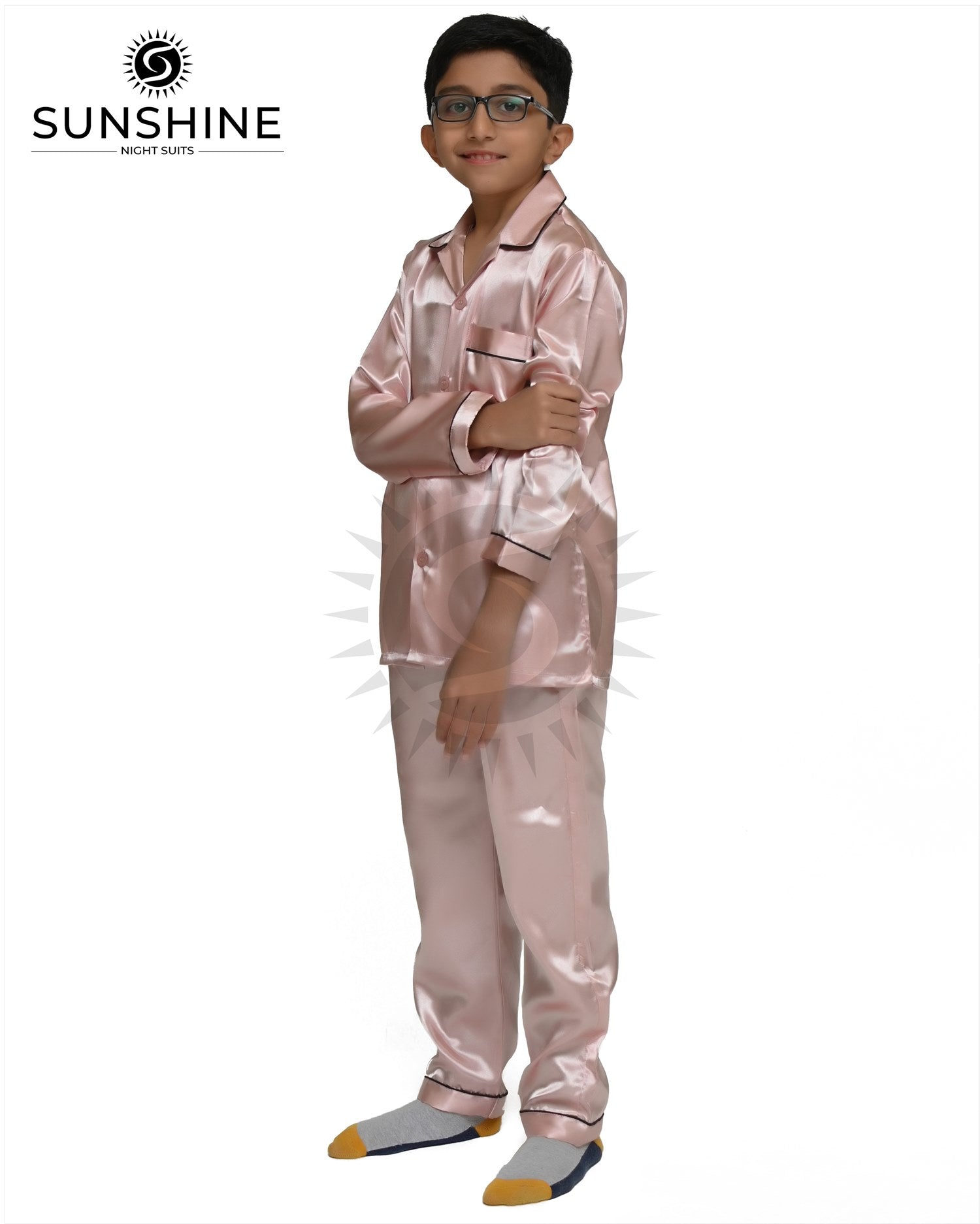 Skin Silk Nightwear For Boys