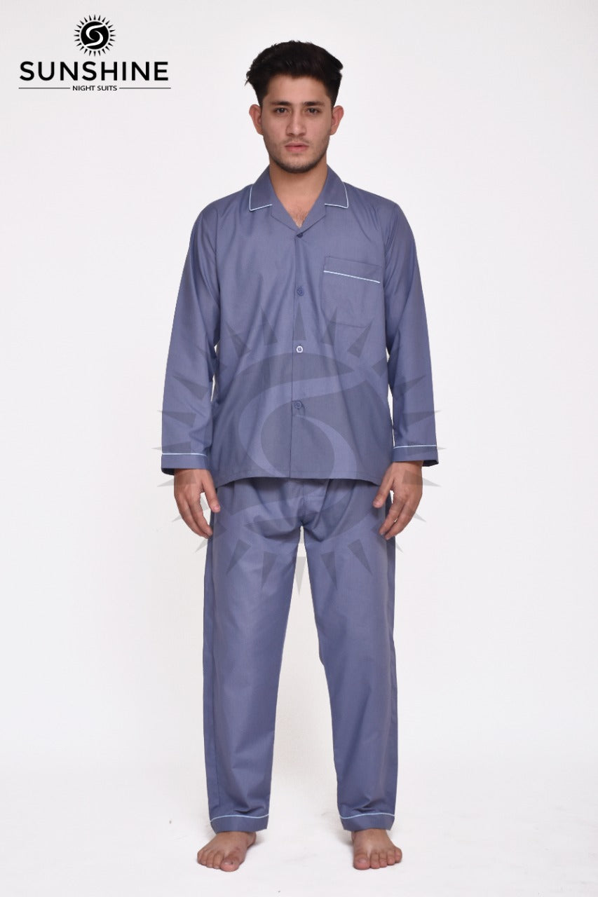 Gents Plain Nightwear | Waikawa Grey