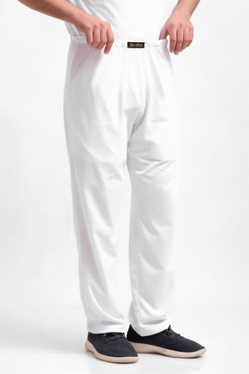 Jersey Pajama Pants White