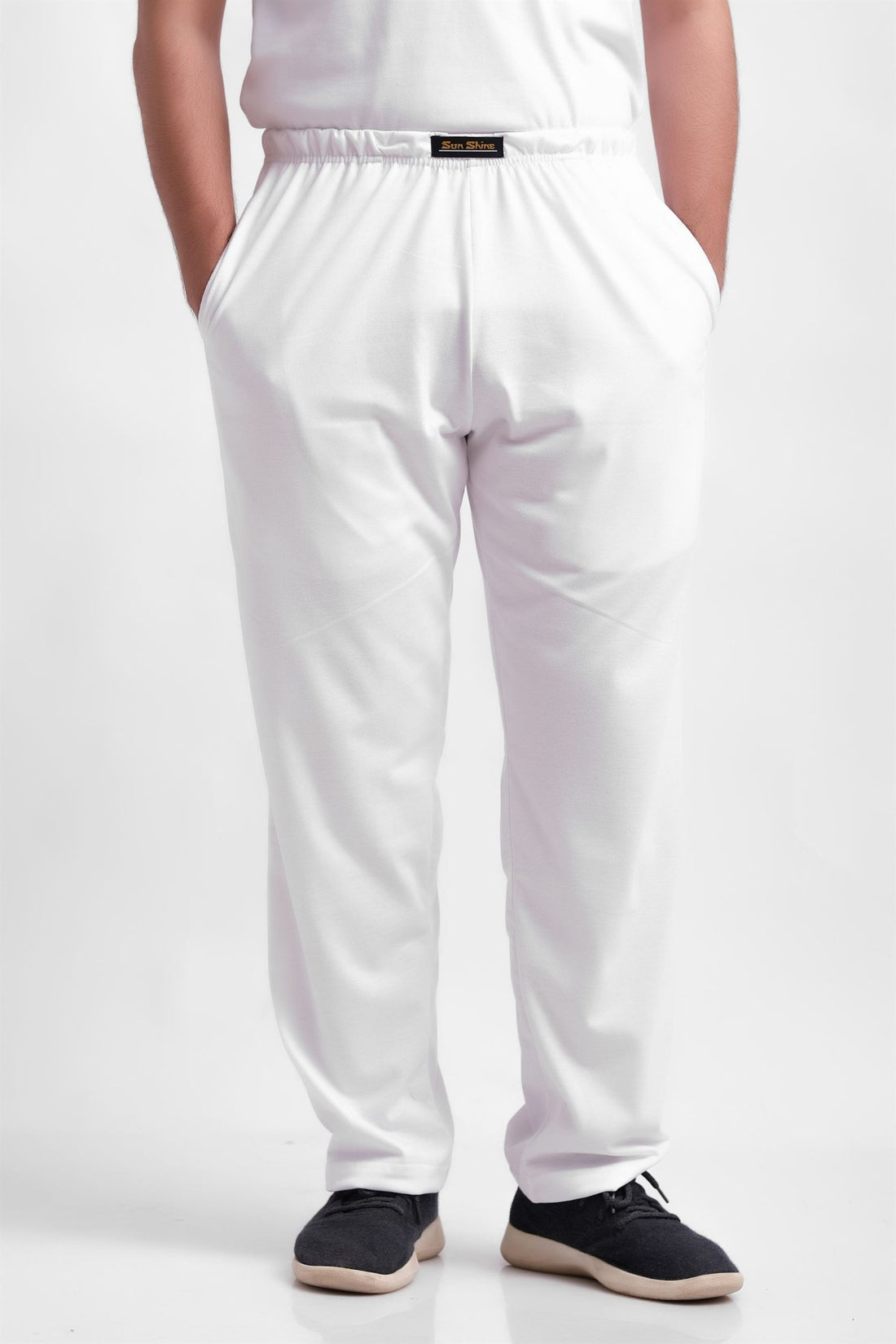 Jersey Pajama Pants White