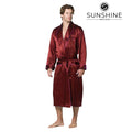 Maroon Silk Gown for Men MSG-05. Elevate your style with sophistication. Shop Now