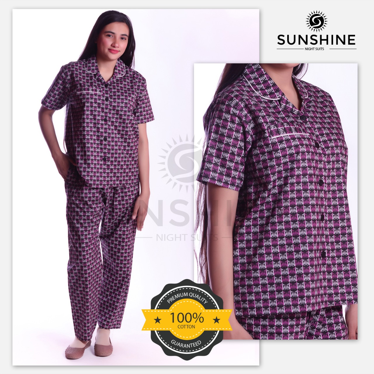 shirt night suit for women