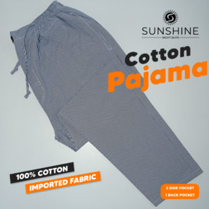 Buy blue pin check cotton Pajama For men. Best Brand In Pakistan.