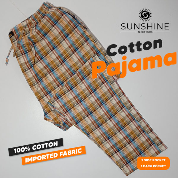 Buy camel check cotton Pajama For men. Best Brand In Pakistan.