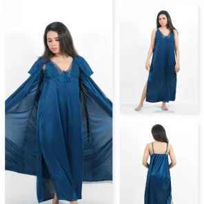 Blue Silk Nighty 2000-C Set For women In Pakistan. Shop Now