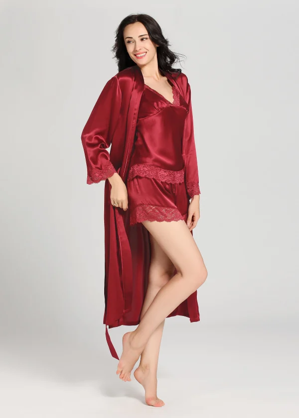 Buy Long Silk Nightgown Online In India - Etsy India