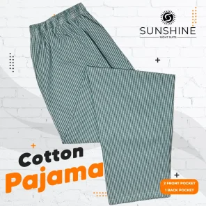 Buy light green check cotton Pajama For men. Best Brand In Pakistan.