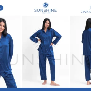 Silk Jersey Pajamas Set 2550-C For Women in Pakistan - Easy wear, stylish design, ultimate comfort.