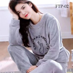 Stylish Fleece T-shirt pajama FTP-02 set for Girls In Pakistan. Shop Now