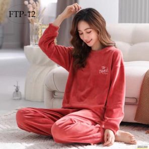 Stylish Fleece T-shirt pajama FTP-15 set for Girls In Pakistan. Shop Now