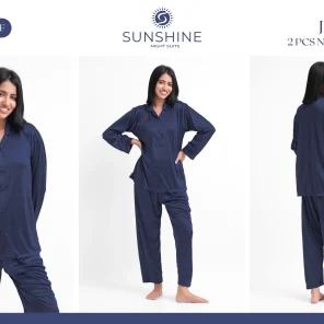 Silk Jersey Pajamas Set 2550-F For Women in Pakistan - Easy wear, stylish design, ultimate comfort.