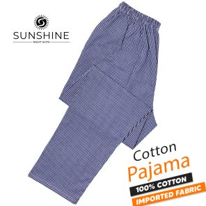 Buy R-blue check cotton Pajama For men. Best Brand In Pakistan.